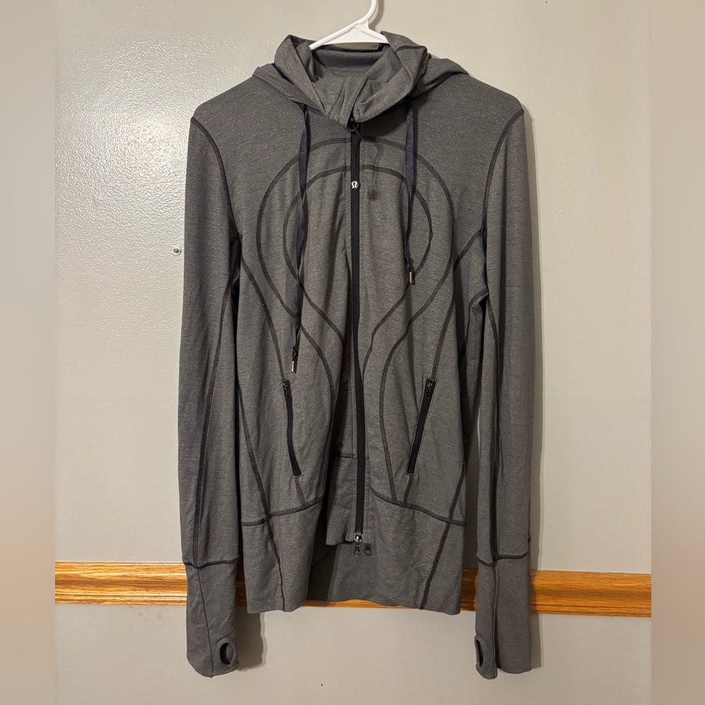Lululemon Gray Swiftly Tech Running Jacket Size 1… - image 1